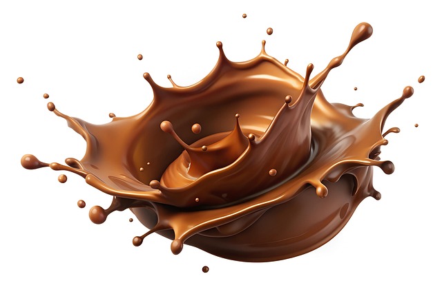 Download free HD stock image of Ai Generated Chocolate Free ai generated chocolate splash illustration