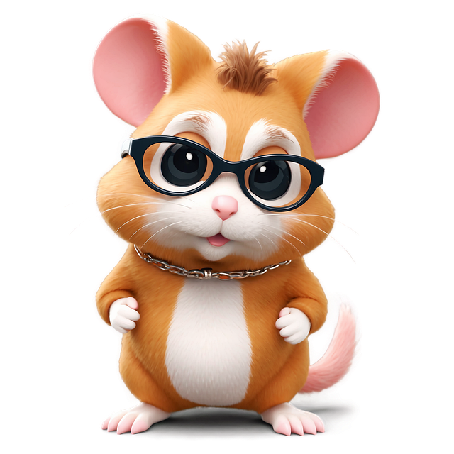 Free ai generated hamster nature illustration