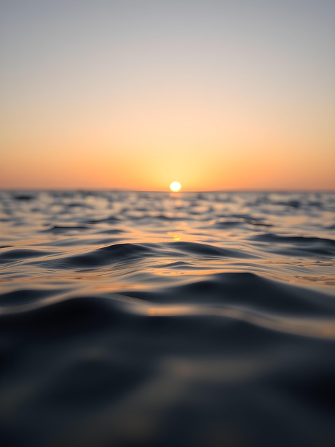 Solnedgang, Ocean, Havlandskab, Berolige