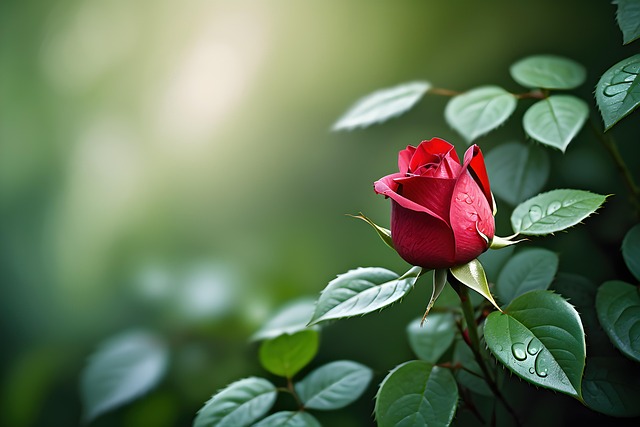 Free ai generated rose flower illustration