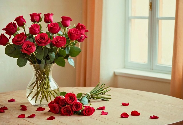 Free ai generated flowers roses illustration