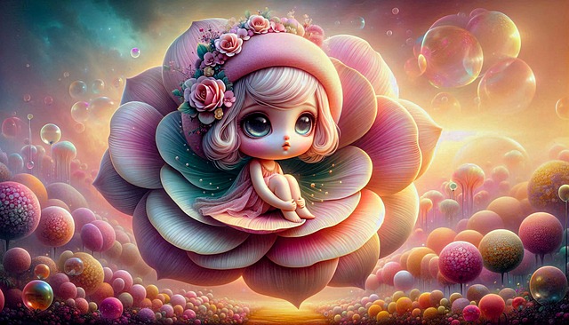 Ai Generiert, Wunderlich, Surreal, Blume