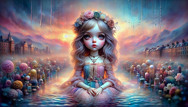 Free ai generated fantasy art whimsical illustration