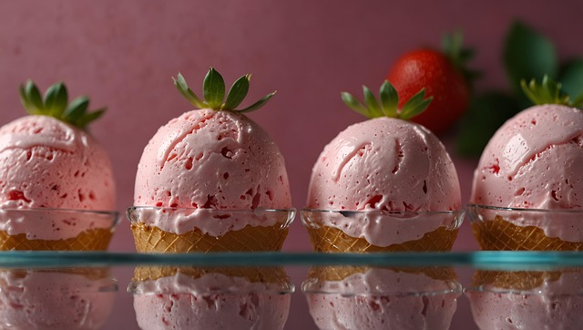 Ai Generiert, Natur, Eis, Dessert, Süß