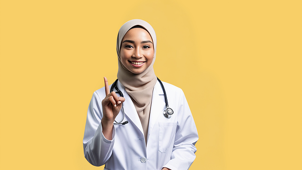 Femeie, Doctor, Sănătate, Hijab
