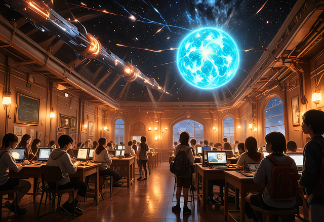Free ai generated class sci-fi illustration