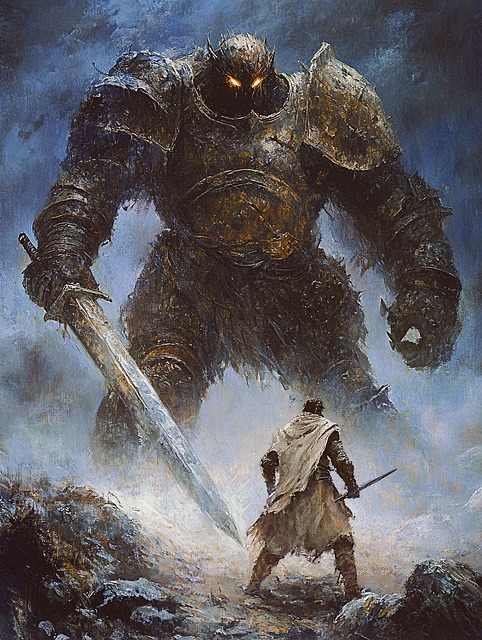 Free ai generated titan giant illustration