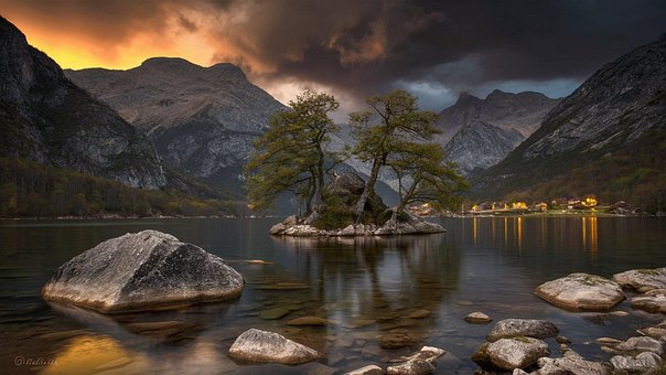 Berg, Landschaft, Natur, Berge, Himmel