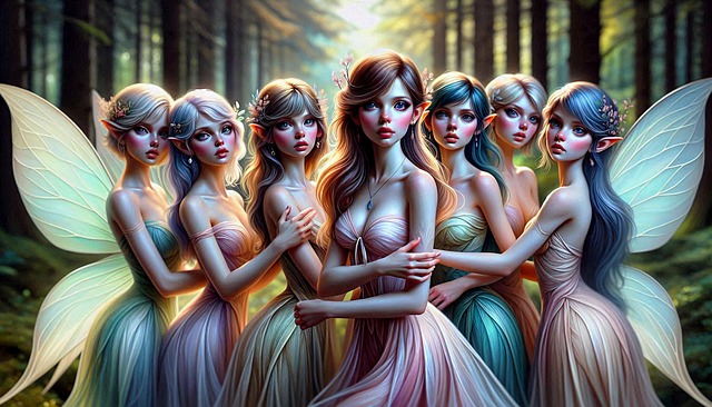 Free fairies fantasy art ethereal illustration