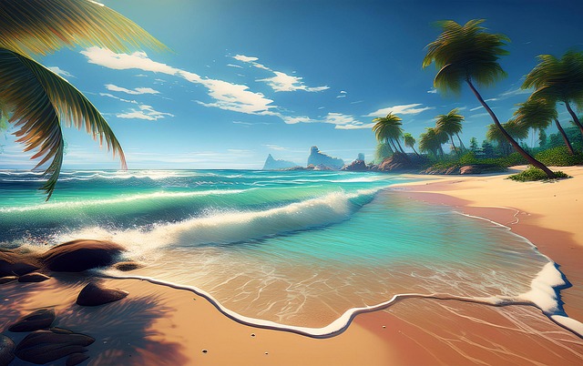 Free Playa Tropical illustration and picture