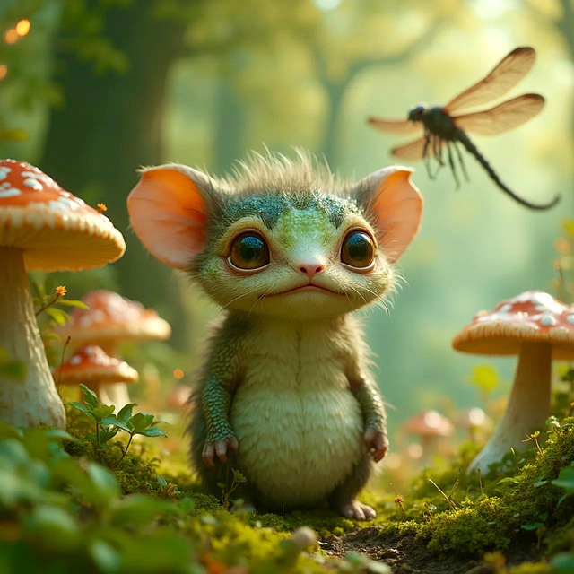 Download free HD stock image of Ai Generated Dragonfly Free ai generated dragonfly creature illustration