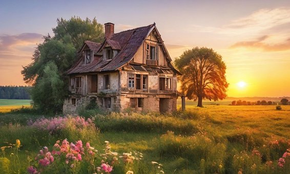 Free Ai Generated House illustration and picture