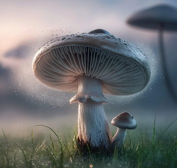 Ai Generiert, Pilze, Regen, Pilzkunde