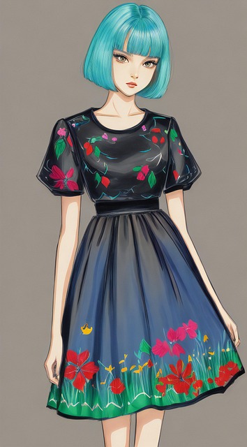 Free Fashion Sketch illustration and picture