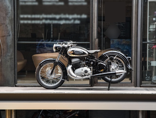 Motorcykel, Sejre, England, Antik Bil
