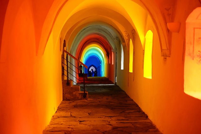 Free Stonecarnationfirered Light Projection photo and picture