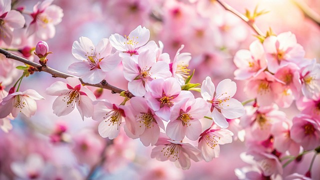 Free ai generated cherry blossoms sakura illustration