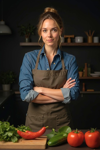 Free ai generated woman chef illustration