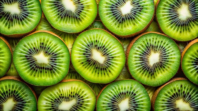 Free ai generated kiwi fruits illustration
