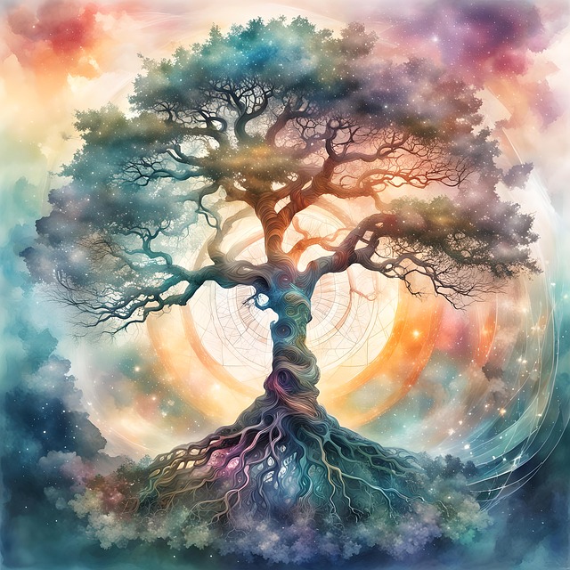 Free ai generated tree tree of life illustration