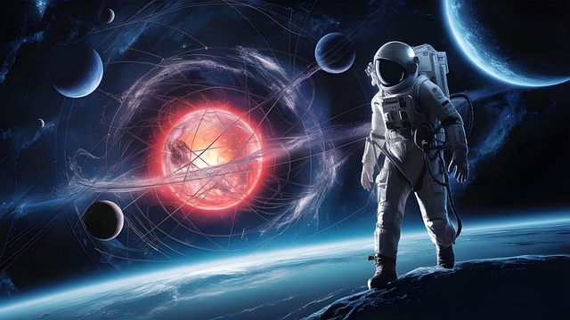Hombre, Marte, Retro, Saturno, Sol