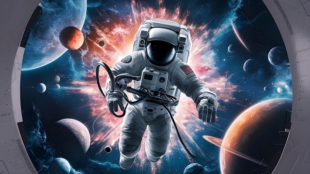 Hombre, Marte, Retro, Saturno, Sol