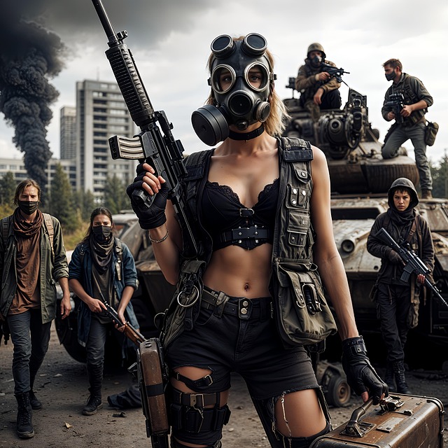 Free ai generated dystopia apocalypse illustration