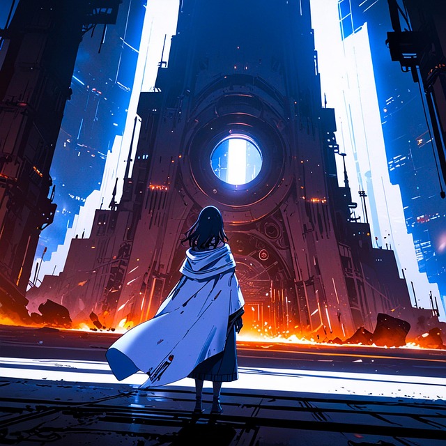 Free ai generated woman cloak illustration
