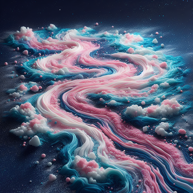 Free ai generated waves abstract illustration