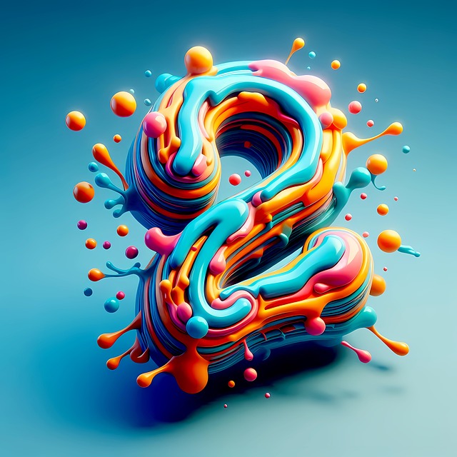 Free english neon trendy illustration