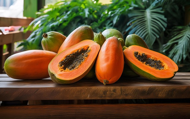 Papaja, Fruit, Eten, Natuur, Mango, Vers