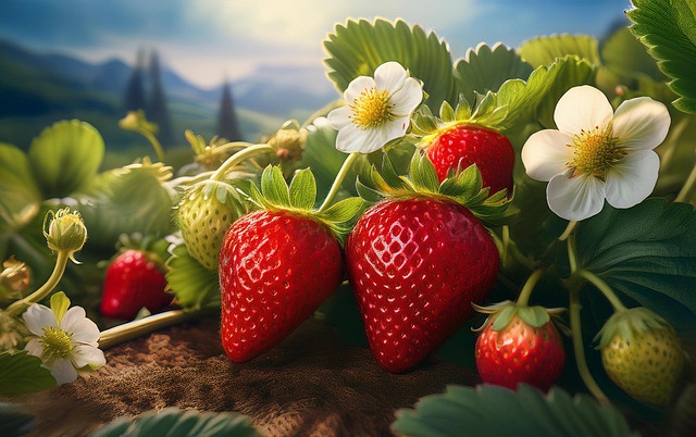 Free Strawberry Fruit illustration and picture