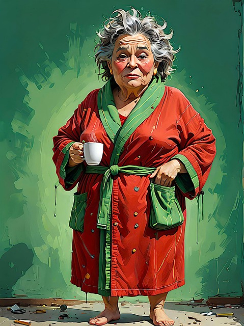 Free morning coffee wake illustration