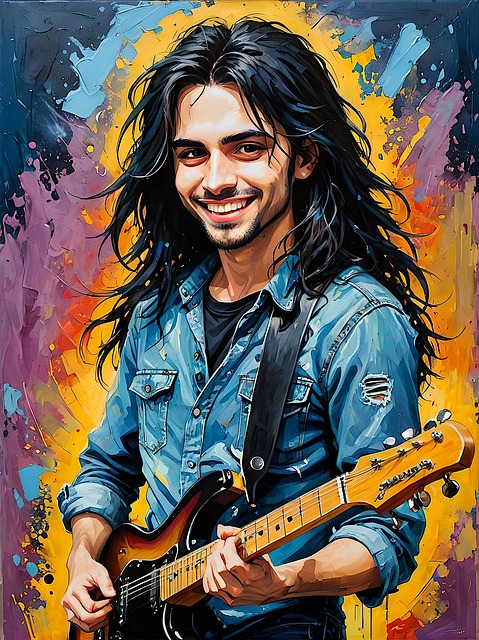 Ai Generiert, Gitarre, Gitarrist, Musik