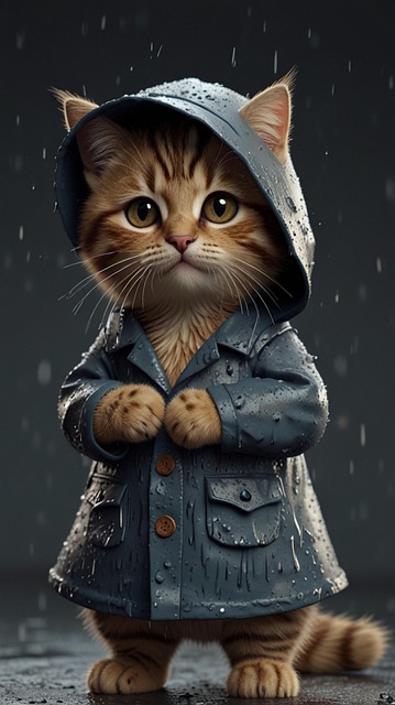 Free cartoon cute animal illustration