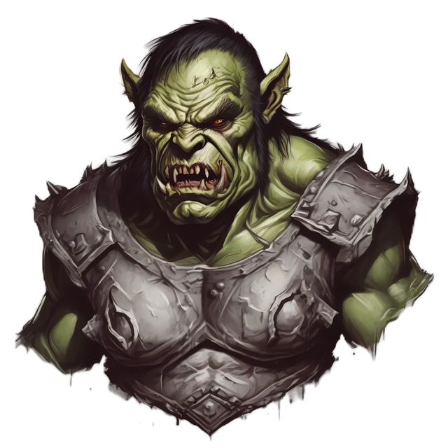 Download free HD stock image of Ai Generated Orc Free ai generated orc warrior illustration