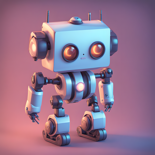 Free Cute Robot illustration and picture