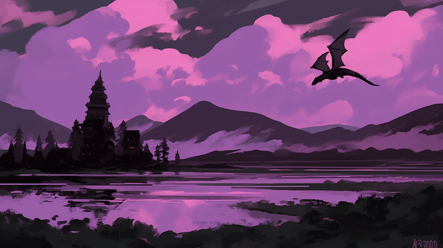 Free ai generated wyvern dragon illustration