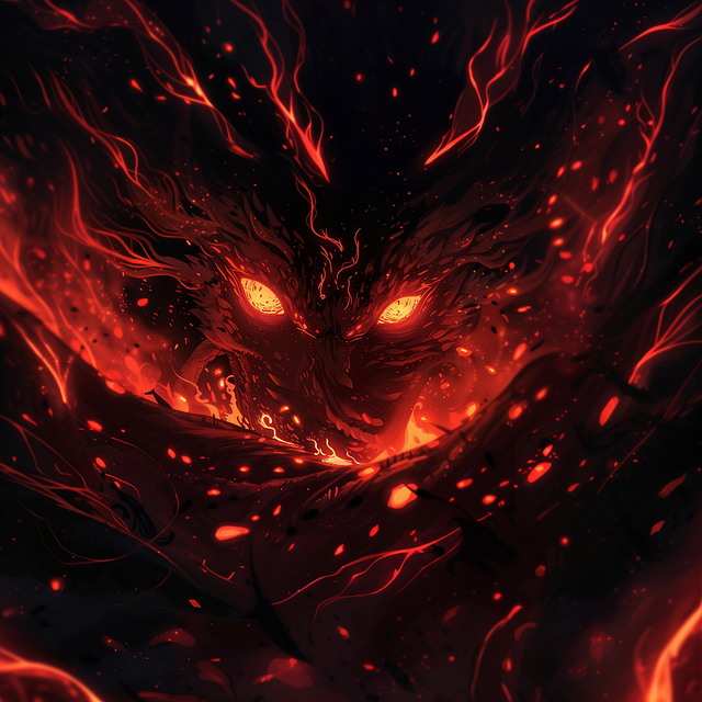 Free ai generated monster evil illustration