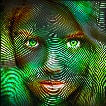 Composición 79, Niña, Olivia, Ojos, Luz