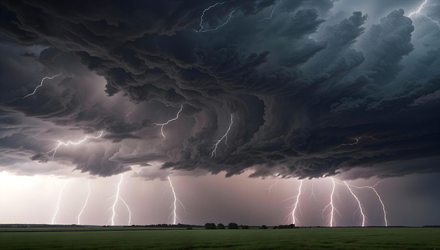 Free ai generated thunderstorm storm illustration