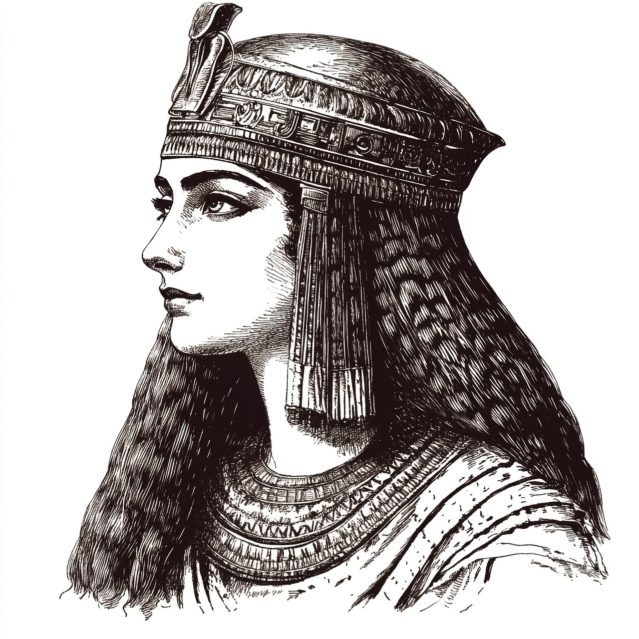 Free ai generated queen cleopatra illustration