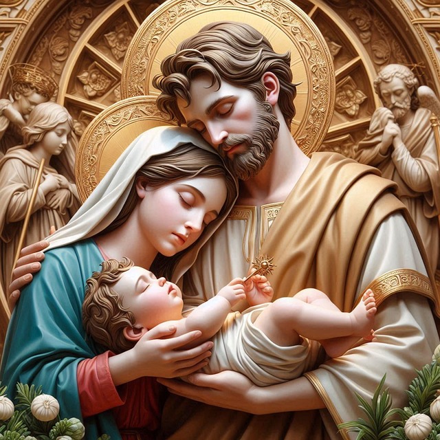 Weihnachten, Baby, Jesus, Joseph, Engel
