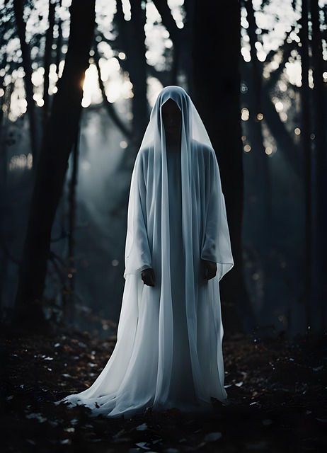 Free ghost horror scary illustration