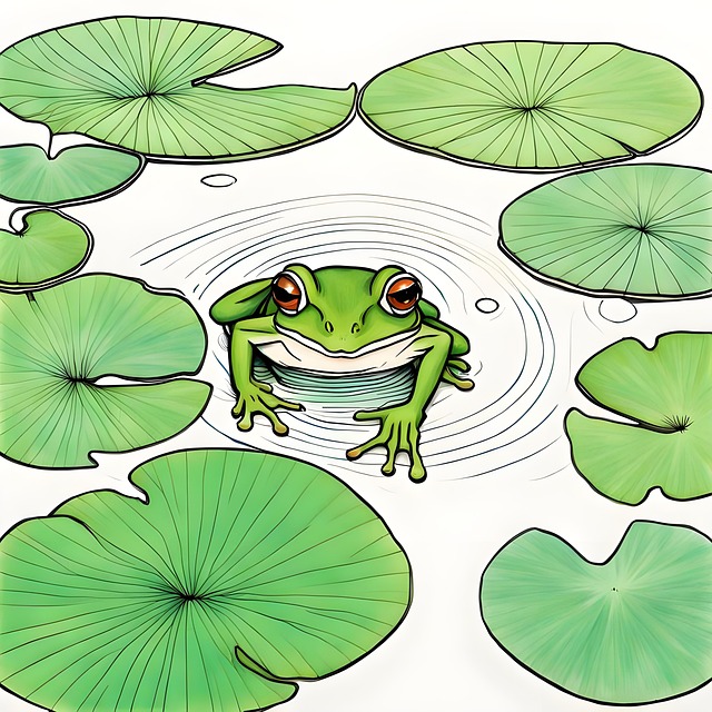 Free frog animal amphibian illustration