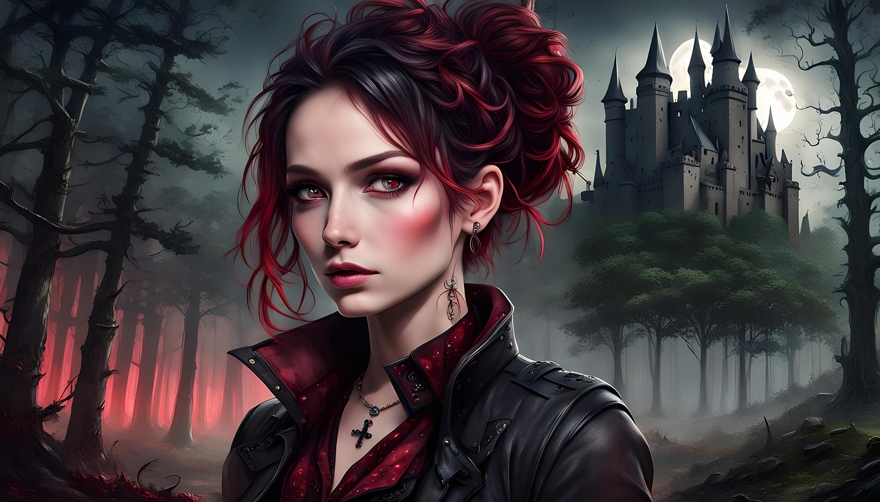 Vampiro Rosa Rosa Roja Cazador De Vampiros - Imagen gratis en Pixabay - Pixabay