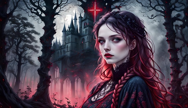 Vampiro Rosa Rosa Roja Cazador De Vampiros - Imagen gratis en Pixabay - Pixabay