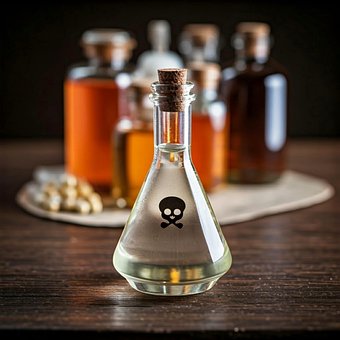 Free Chemical Bottle illustration and picture