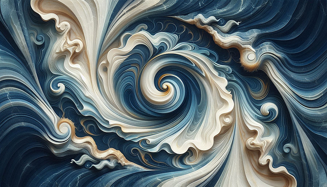 Free ai generated marble texture illustration