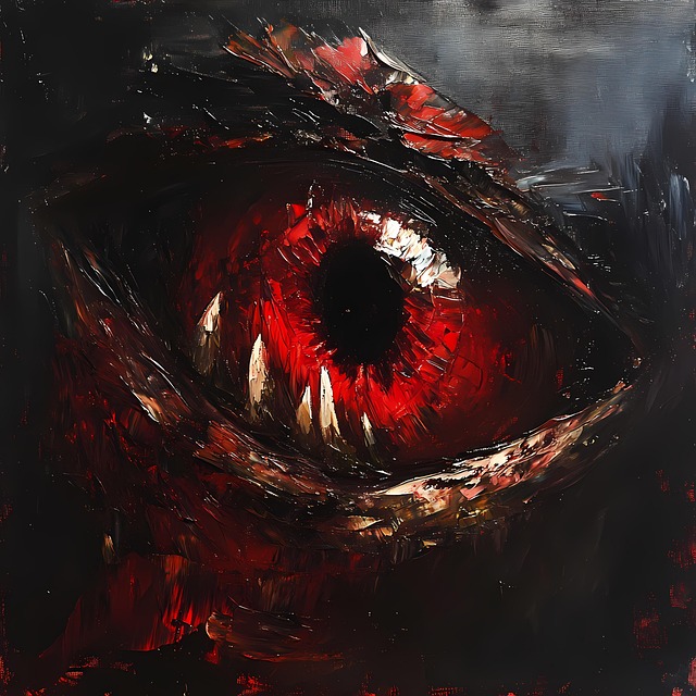 Free ai generated eye monster illustration